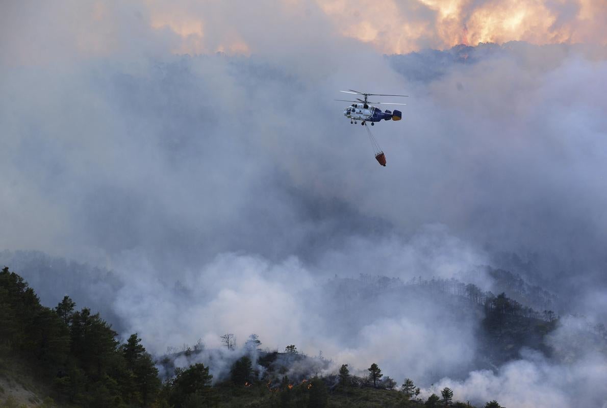 Los dos incendios forestales más graves de este verano se registraron el pasado fin de semana en la provincia de Huesca