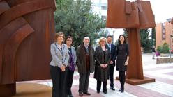 José Luis Sánchez en 2010 cuando se inauguró la muestra en Ciudad Real