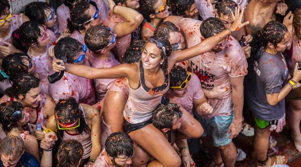 Imagen de la última edición de la Tomatina