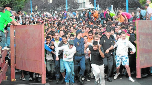 Un encierro en Leganés