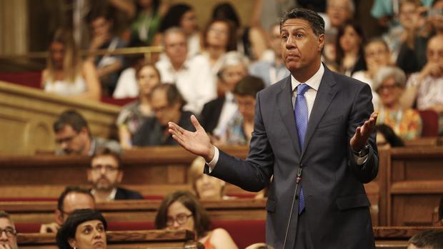 Xavier García Albiol, en el Parlament