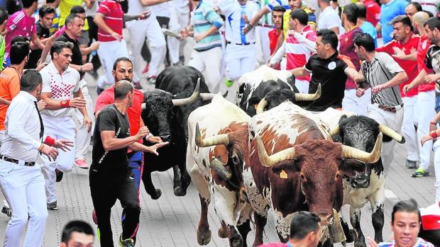 Los dos toros que entraron con los bueyes en La tercera dejaron metros atrás a los otros cuatro