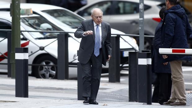 Pujol, en Madrid, antes de comparecer ante la Audiencia Nacional