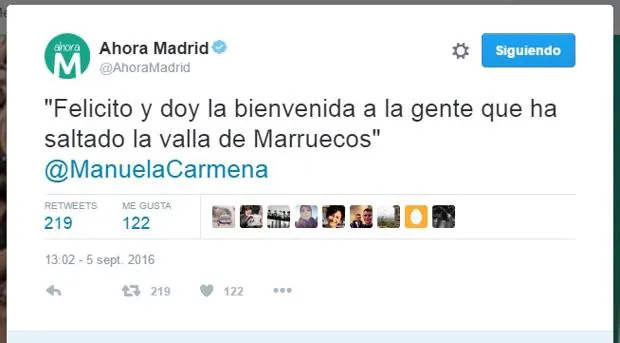 El tuit de Carmena que revolucionó a los madrileños en Twitter