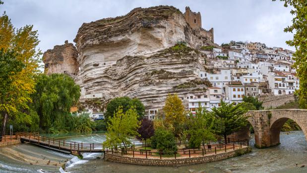 Vista de Alcalá de Júcar, en Albacete