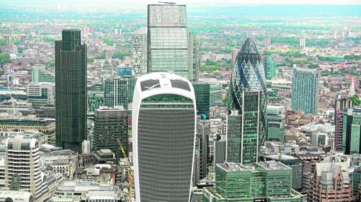 La City de Londres, uno de los distritos financieros más importantes de Europa