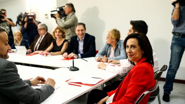 La portavoz de justicia del PSOE en el Congreso, Margarita Robles