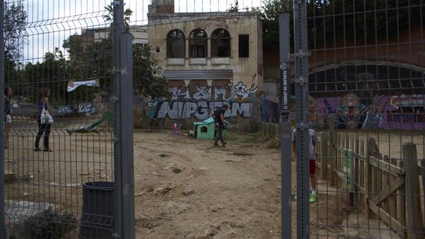 Vista del parque en el que se ha producido la reyerta