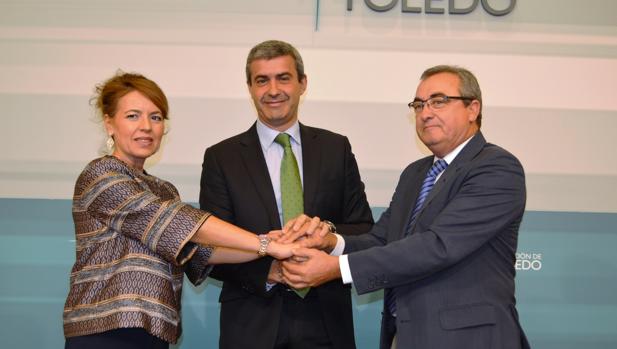 Aurelia Sánchez, Álvaro Gutiérrez y Juan Carlos Santos