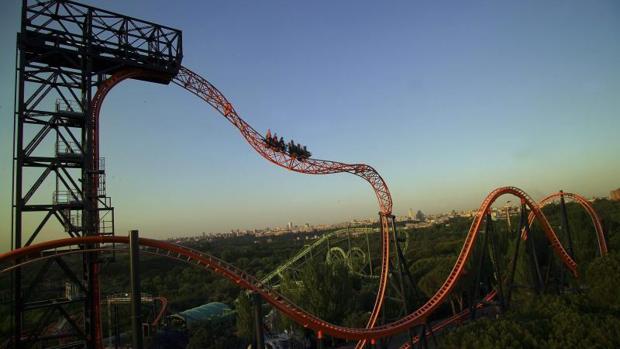 El abismo es una de las montañas rusas más visitadas del Parque de Atracciones de Madrid