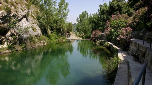 Imagen del río Pou Clar en Ontinyent