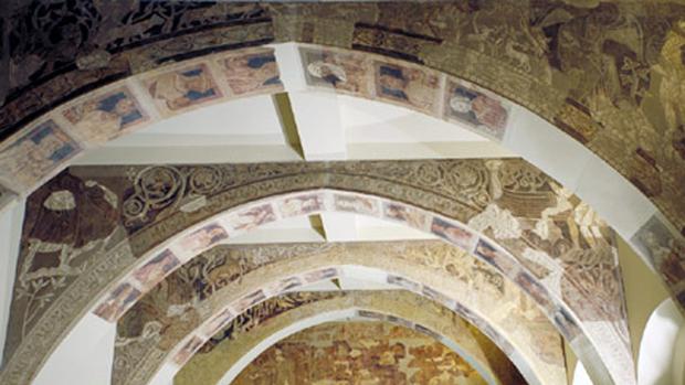 Los frescos de Sijena se encuentran depositados en el Museo Nacional de Arte de Cataluña
