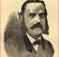 Martín Gamero dibujado por Federico Latorre en la revista Toledo (1889)