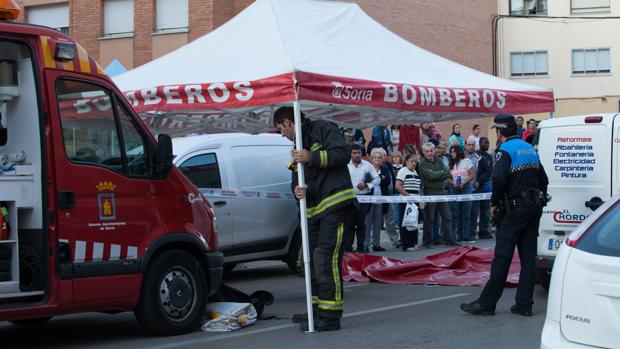 Atropello mortal en la calle Merineros (Soria)