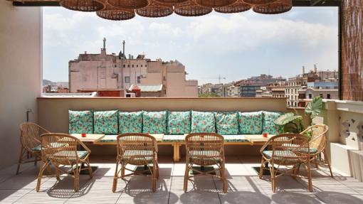 Una terraza única en Barcelona