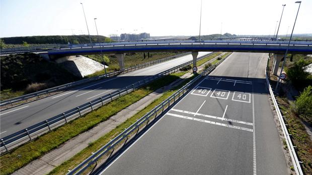 Un tramo de una de las autopistas madrileñas