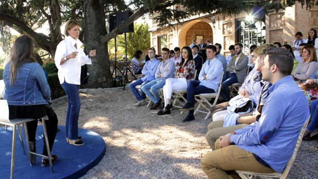 Cospedal, en un acto con NNGG en Toledo