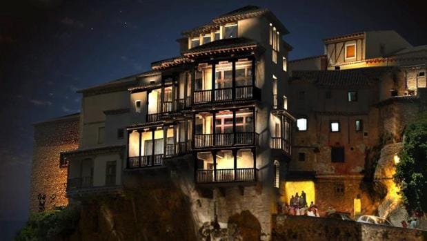 Imagen de las casas colgadas de Cuenca, uno de sus mayores atractivos