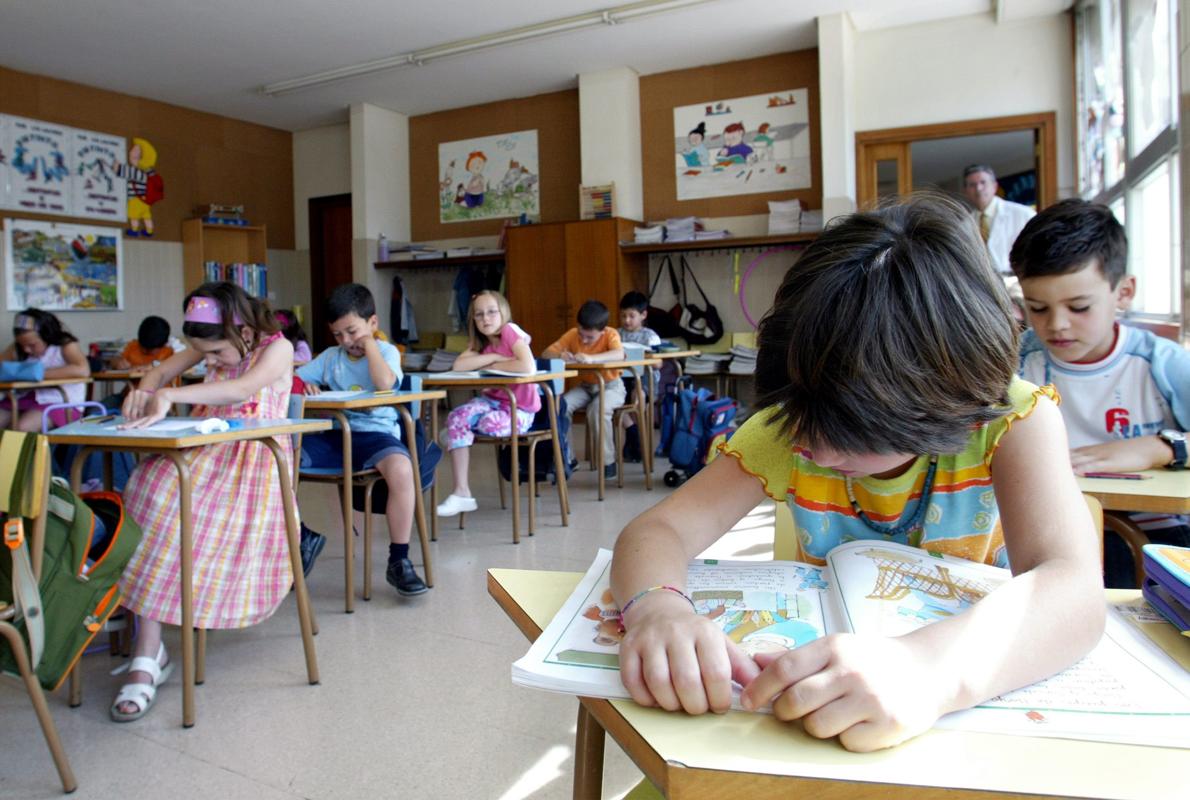 Niños en una clase de Educación Infantil