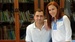 Álvaro y Elena, padres de un niño con discapacidad