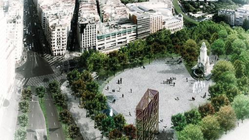 Así son los proyectos más singulares para la Plaza de España