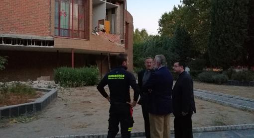 Se derrumba la cúpula y el techo de una iglesia de Talavera sin causar daños