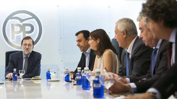 Mariano Rajoy presidió ayer el Comité de Dirección del PP