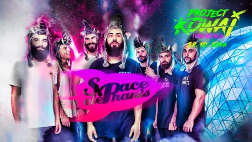 Space Elephants pincharán en el Project Kowai Halloween Valencia