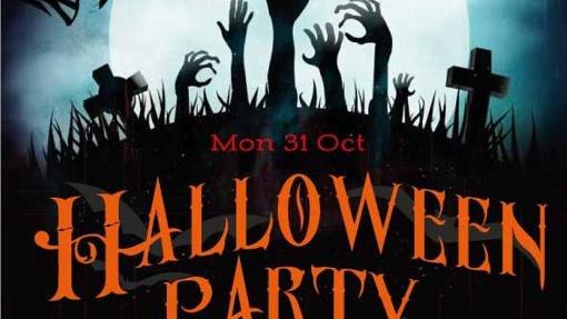 Cartel de la «Halloween Party» en Portland