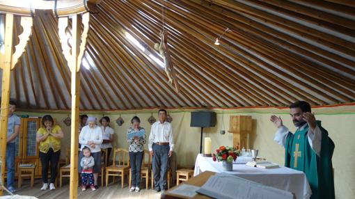 Francisco Javier Olivera ejerce de misionero en Mongolia