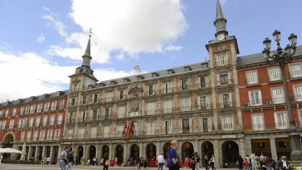Fachada de la Casa de la Panadería de la Plaza Mayor de Madrid