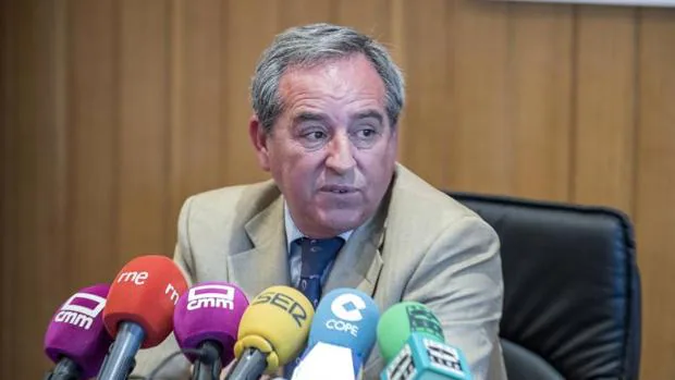 Ángel Niocolas, en una rueda de Prensa