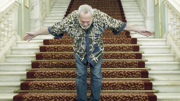 Terry Gilliam, durante la presentación de «Benvenuto Cellini» en el Liceu