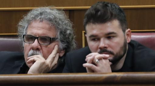 Santamaría ve «intolerable» el duro discurso de Rufián en el Congreso