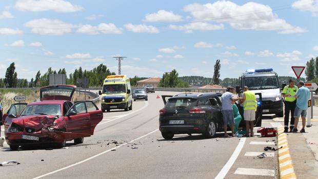 La CL-615 es una de las carreteras de la provincia palentina que registra más siniestros