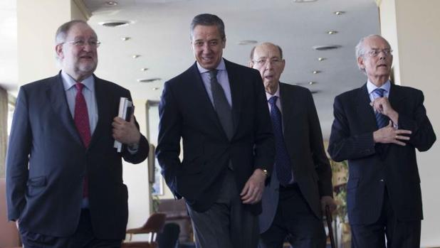 Zaplana, en un acto público en el Club Financiero en Madrid