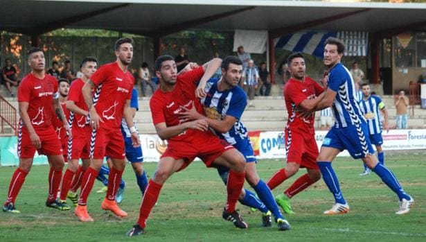 Imagen del primer partido de la temporada, en el que el Talavera ganó 3-0 al Conquense