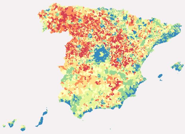 España envejece por Dozón