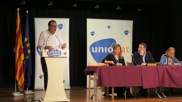 Espadaler, durante su intervención en el Consell Nacional de Unió