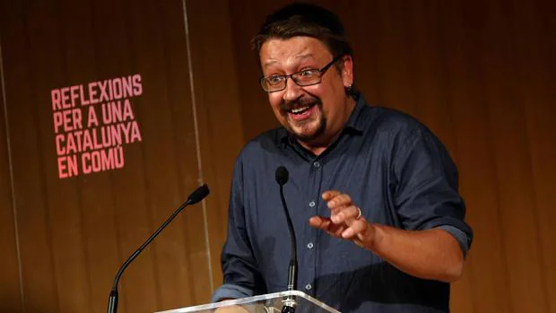 Domènech, durante una conferencia la semana pasada en Barcelona