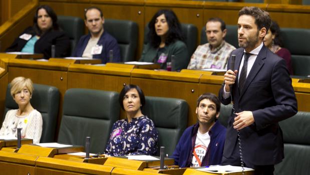 El portavoz del PP en el Parlamento vasco, Borja Sémper