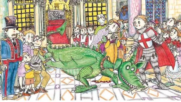 Portada del libro infantil «Petita Història de Sant Jordi»