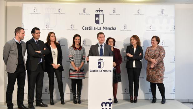 El presidente de Castilla-La Mancha, Emiliano García-Page, en su intervención en la nueva residencia que gestionará Aspacecire en Ciudad Real