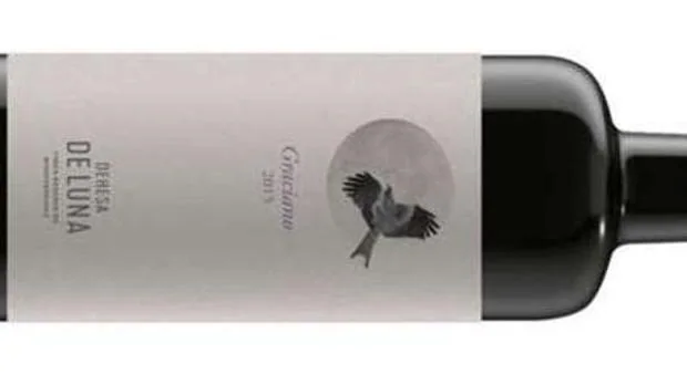 Botella y etiqueta del vino Dehesa de Luna Graciano 2014
