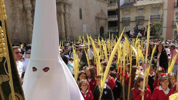 Procesión de la Hermandad de Sacramental de Jesús en Samaría, en Alicante