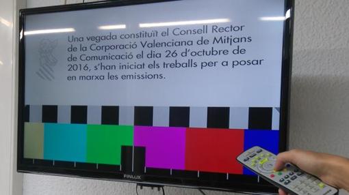 Imagen de la carta de ajuste de la televisión valenciana