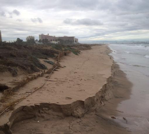 Estado en el que ha quedado la playa