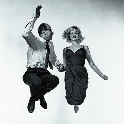 Marilyn Monroe y Philippe Halsman, en 1954