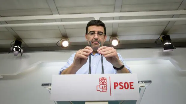 Mario Jiménez, portavoz de la Comisión Gestora del PSOE