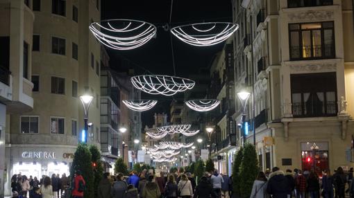 Valladolid ha renovado este año su ornamentación navideña